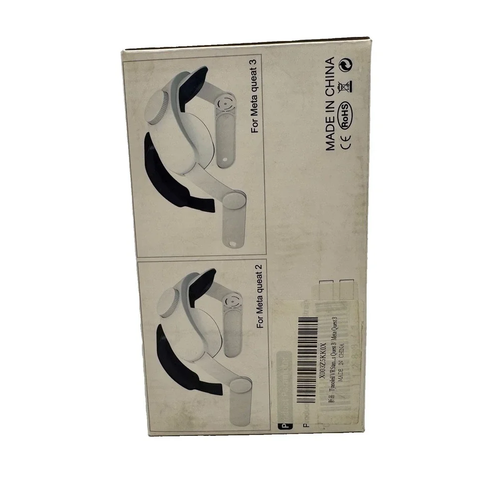 Meta Quest 3/3S Elite Head Strap Adjustable VR Headset Comfort Strap White